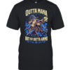 Wizard Gunner Outta Mana but not Outta Ammo Fantasy Role Playing Game nerd T Classic Men's T-shirt