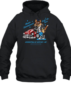 Wolf classic entertainment under the stars kanopolis drive in since 1952  Unisex Hoodie