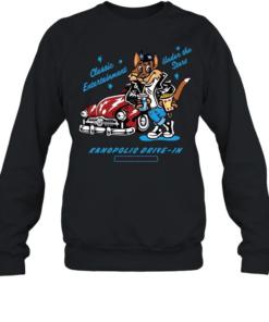 Wolf classic entertainment under the stars kanopolis drive in since 1952  Unisex Sweatshirt