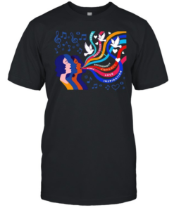 Women music hope resilience joy empowerment vibrancy love inspiration  Classic Men's T-shirt