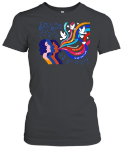 Women music hope resilience joy empowerment vibrancy love inspiration  Classic Women's T-shirt