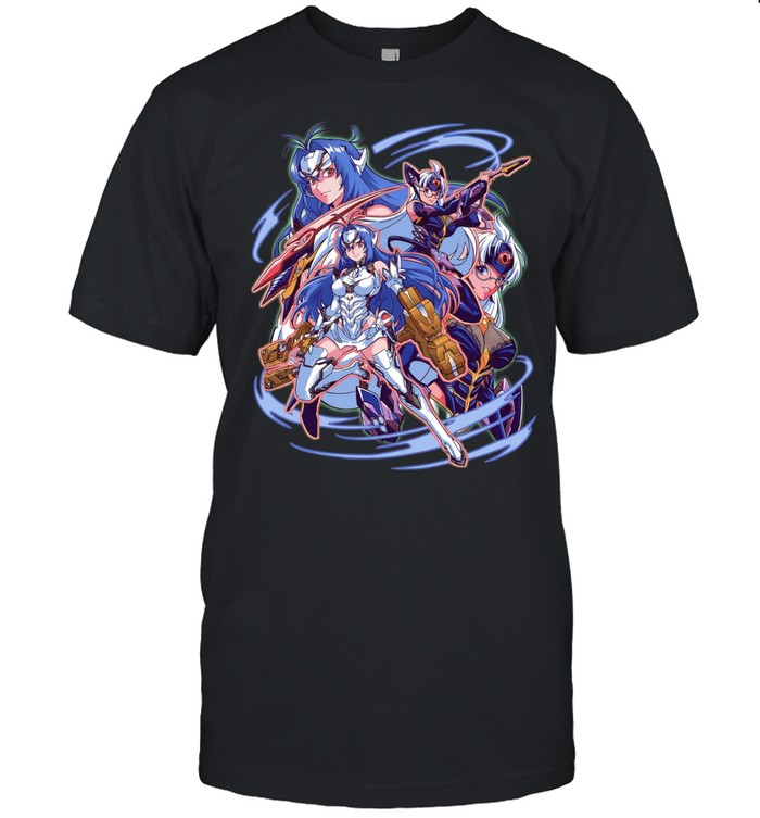 Xenosaga space robots collage graphic Classic Men's T-shirt
