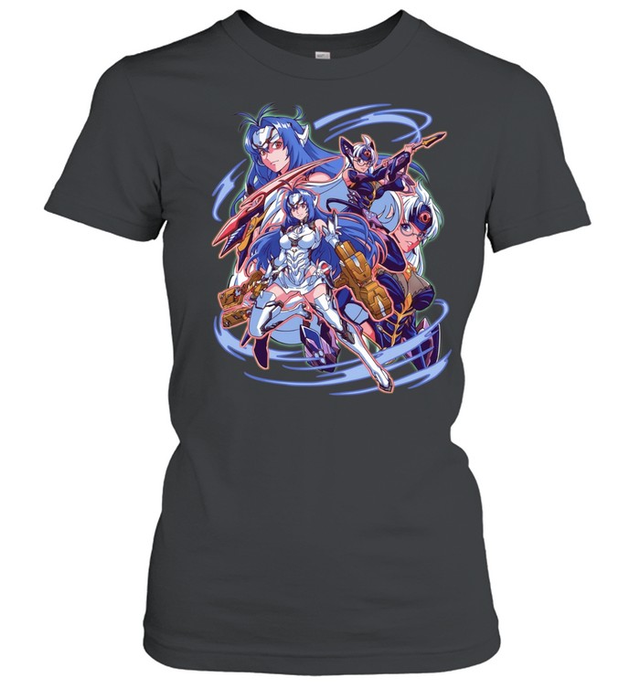 Xenosaga space robots collage graphic Classic Women's T-shirt