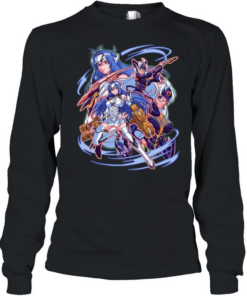Xenosaga space robots collage graphic Long Sleeved T-shirt