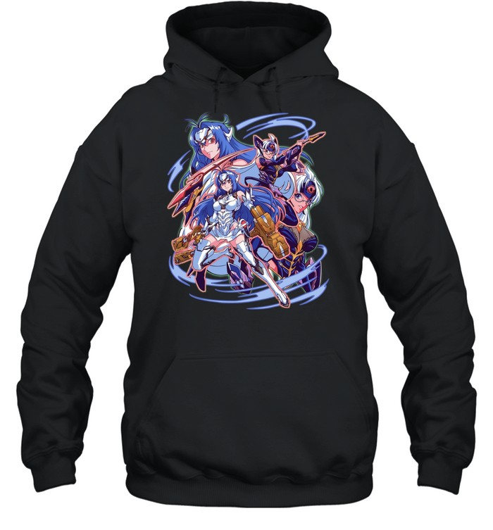 Xenosaga space robots collage graphic Unisex Hoodie