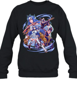 Xenosaga space robots collage graphic Unisex Sweatshirt