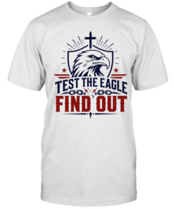 est the eagle find out patriotic american bald eagle christian faith cross T Classic Men's T-shirt