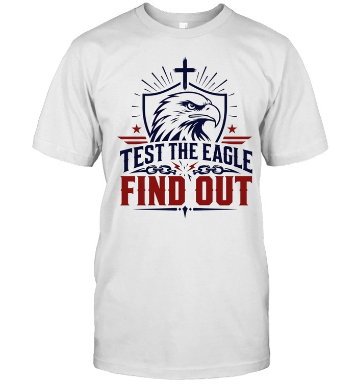 est the eagle find out patriotic american bald eagle christian faith cross T Classic Men's T-shirt