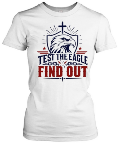 est the eagle find out patriotic american bald eagle christian faith cross T Classic Women's T-shirt