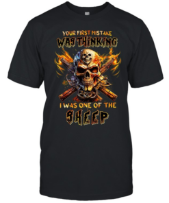 our First Mistake Was Thinking I Was One Of The Sheep T Classic Men's T-shirt