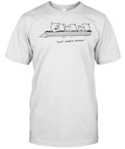 pig eat diet starts monday  Classic Men's T-shirt