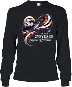 1776 2026 250 Years Of Freedom Long Sleeved T-shirt