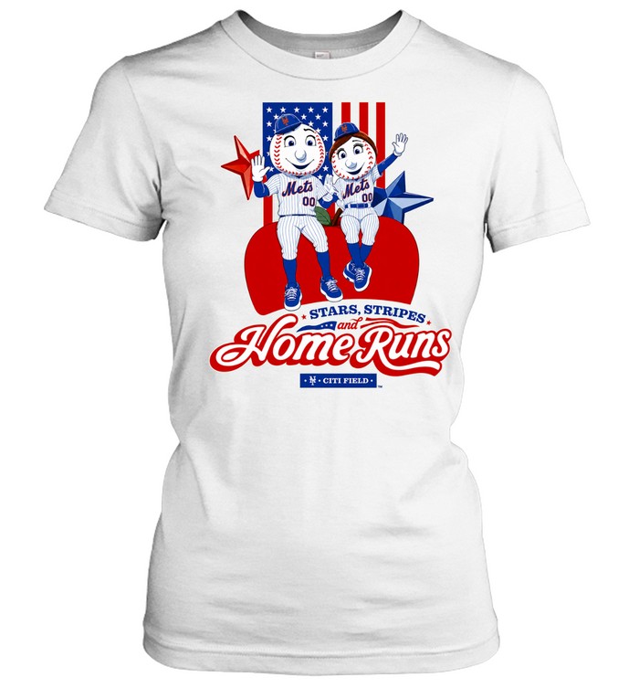 2026 NY Mets America 250 Mr And Mrs Met Classic Women's T-shirt