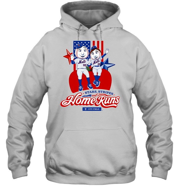 2026 NY Mets America 250 Mr And Mrs Met Unisex Hoodie
