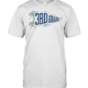 3rd Grade Blue Gingham Pennant T- with Navy Varsity Letters Classic Men's T-shirt