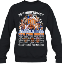 80th Anniversary 1946-2026 New York Knicks  Unisex Sweatshirt