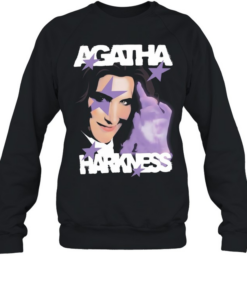 Agatha Harkness purple stars Unisex Sweatshirt