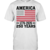 America 1776 2026 250 years flag Classic Men's T-shirt