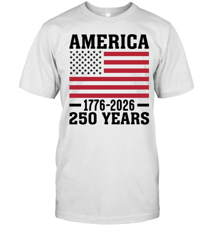 America 1776 2026 250 years flag Classic Men's T-shirt