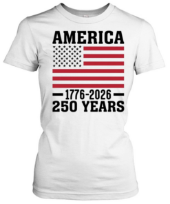 America 1776 2026 250 years flag  Classic Women's T-shirt