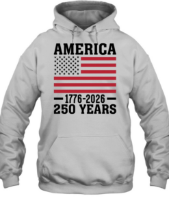America 1776 2026 250 years flag Unisex Hoodie