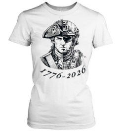 American Patriot Soldier 1776 2026 Evolution of Liberty United States Army Classic Women's T-shirt