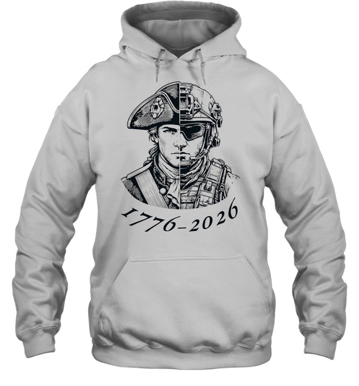 American Patriot Soldier 1776 2026 Evolution of Liberty United States Army Unisex Hoodie