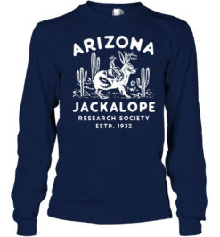Arizona Jackalope Research Society Estd 1932  Long Sleeved T-shirt