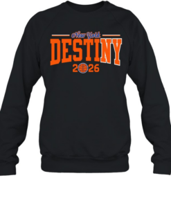 Awesome New York Knicks Destiny 2026 Bold Arch Basketball  Unisex Sweatshirt