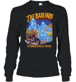 Badlands a ride to remember sturgis rally 2026  Long Sleeved T-shirt