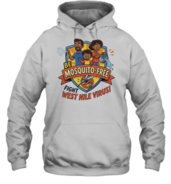 Be mosquito free fight west nile virus family health awareness  Unisex Hoodie