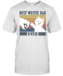 Best Westie Dad Ever Vintage Classic Men's T-shirt