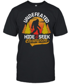 Bigfoot Hide and Seek Champion  Classic Men's T-shirt
