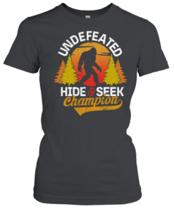 Bigfoot Hide and Seek Champion  Classic Women's T-shirt
