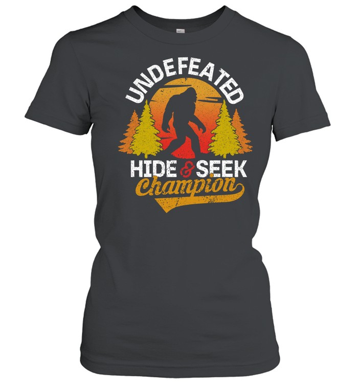 Bigfoot Hide and Seek Champion Classic Women's T-shirt