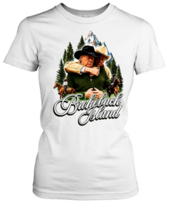 Bill Clinton And Donald Trump Brokeback Island funny  Classic Women's T-shirt