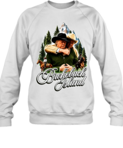 Bill Clinton And Donald Trump Brokeback Island funny Unisex Sweatshirt