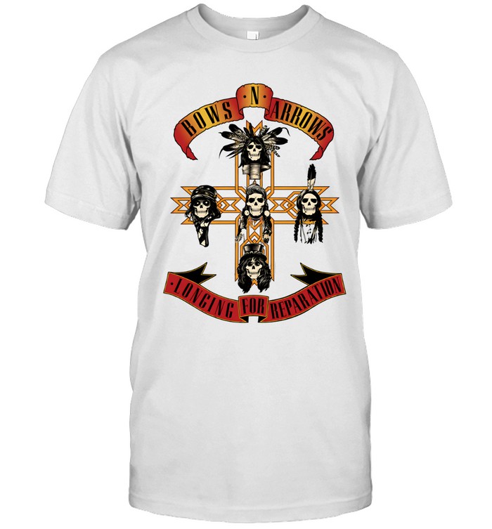 Bows N Arrows Longing For Reparation Rock Parody Classic Men's T-shirt