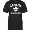 Canada Est 1867 Strong & Free Maple Leaf  Classic Men's T-shirt