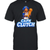 Cap’n Clutch Jalen Brunson New York Knicks Trophy  Classic Men's T-shirt