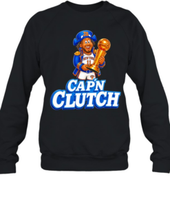 Cap’n Clutch Jalen Brunson New York Knicks Trophy Unisex Sweatshirt