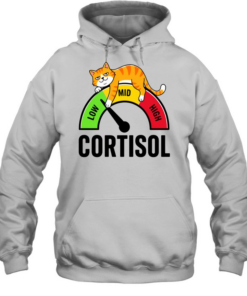 Cat Low Cortisol Level Unisex Hoodie