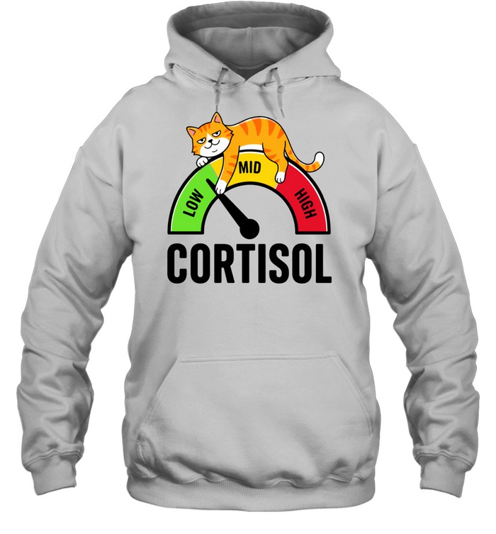 Cat Low Cortisol Level Unisex Hoodie