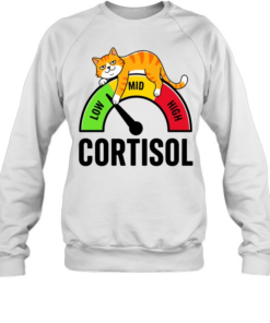 Cat Low Cortisol Level Unisex Sweatshirt