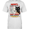 Cat Mom’s house rules don’t make Mom repeat herself  Classic Men's T-shirt