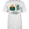 Cat holding spoon next to cauldron you’re going in the soup Classic Men's T-shirt