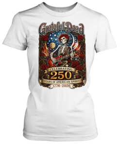 Celebrating 250 Years of American Spirit 1776 2026 Skull  Classic Women's T-shirt
