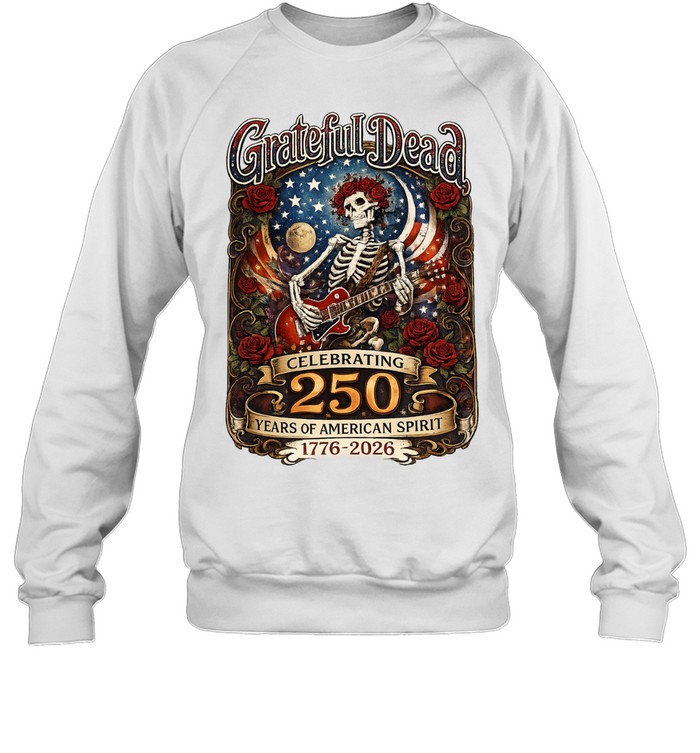 Celebrating 250 Years of American Spirit 1776 2026 Skull Unisex Sweatshirt