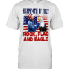 Charlie Kelly Rock Flag And Eagle 4th Of July Funny Patriotic Eagle Comedy Inspired American Flag Classic Men's T-shirt
