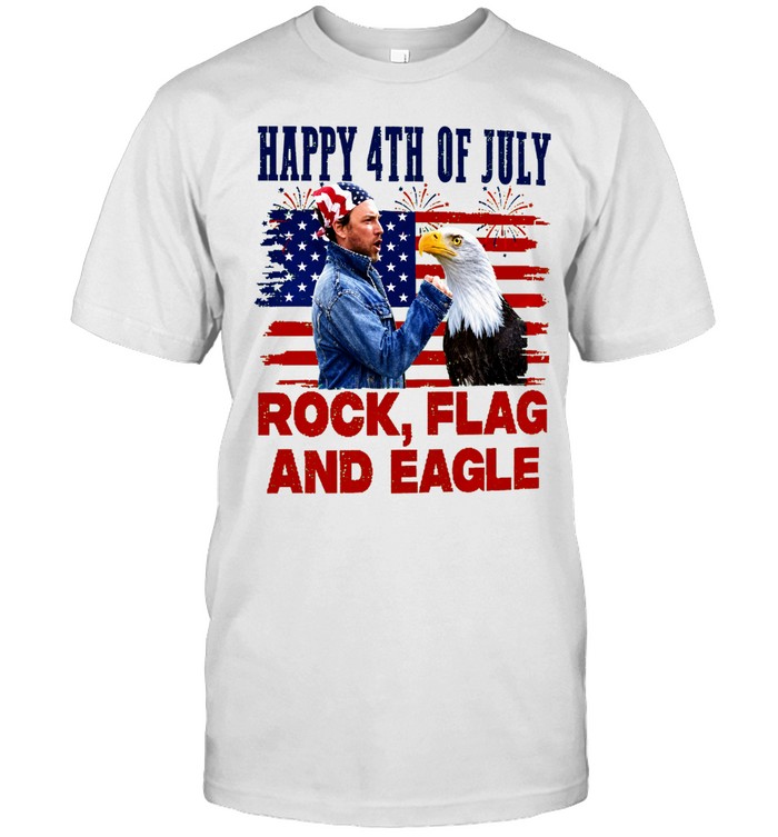 Charlie Kelly Rock Flag And Eagle 4th Of July Funny Patriotic Eagle Comedy Inspired American Flag Classic Men's T-shirt